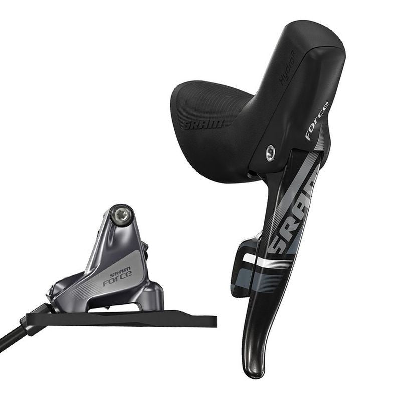 Maneta Freno/Cambio SRAM Force 22 Yaw Hidráulica Izquierda Pinza Delantera Flat Mount 950mm 2x11v Negro