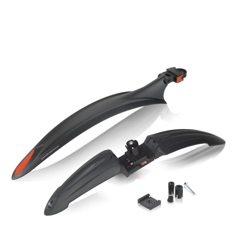 Pack Guardabarros Delantero/Trasero XLC MG-C22 Mtb/Trekking Negro
