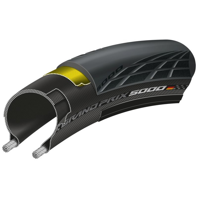 Neumático Carretera Continental Grand Prix 5000 700x28C Negro #3