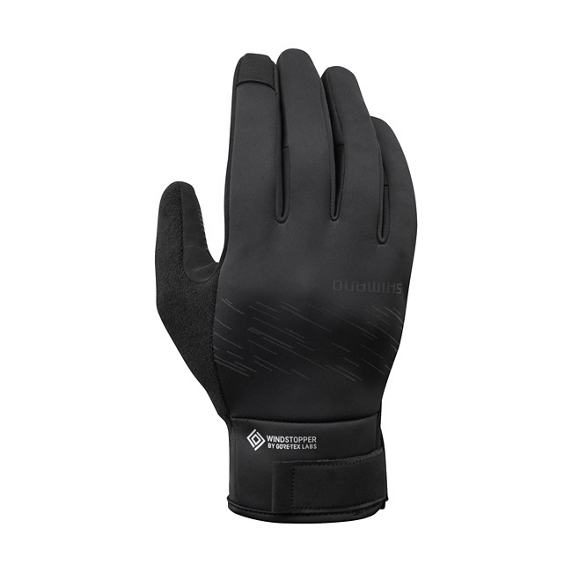 Guantes Shimano Aislantes Windstopper Unisex Negro