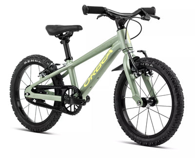 Bicicletas Junior - Niños Orbea Mx 16 2024 Metallic Green Artichoke Matt/Yellow Matt