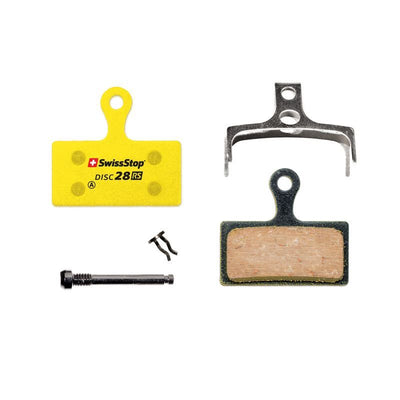 Juego Pastillas Freno Swisstop Disc 28 RS Orgánicas Amarillo
