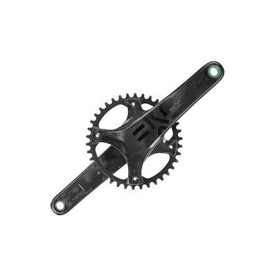 Juego Bielas/Plato Campagnolo Ekar Ultra Torque Pro Tech 145 Bcd 38d Carbono Sin Cazoletas Negro