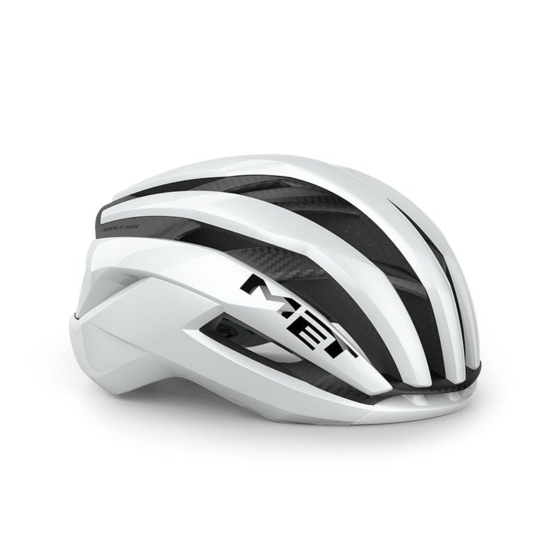 Casco Met Trenta 3K Carbon Blanco Brillo