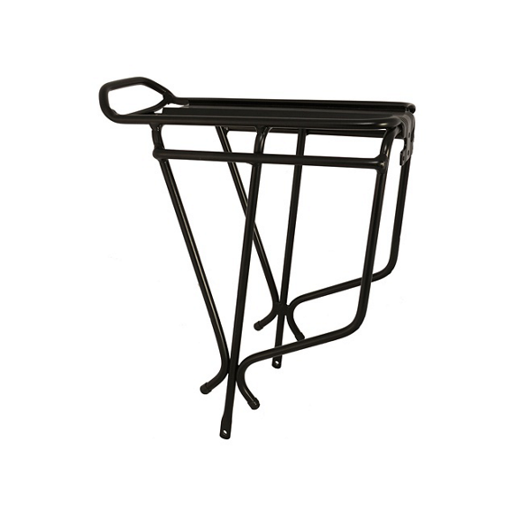 Portabultos OXFORD 26/28 Bici Sin Discos F. Aluminio Negro
